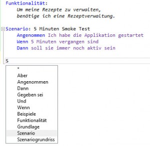 Specflow auf deutsch