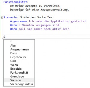 Specflow auf deutsch